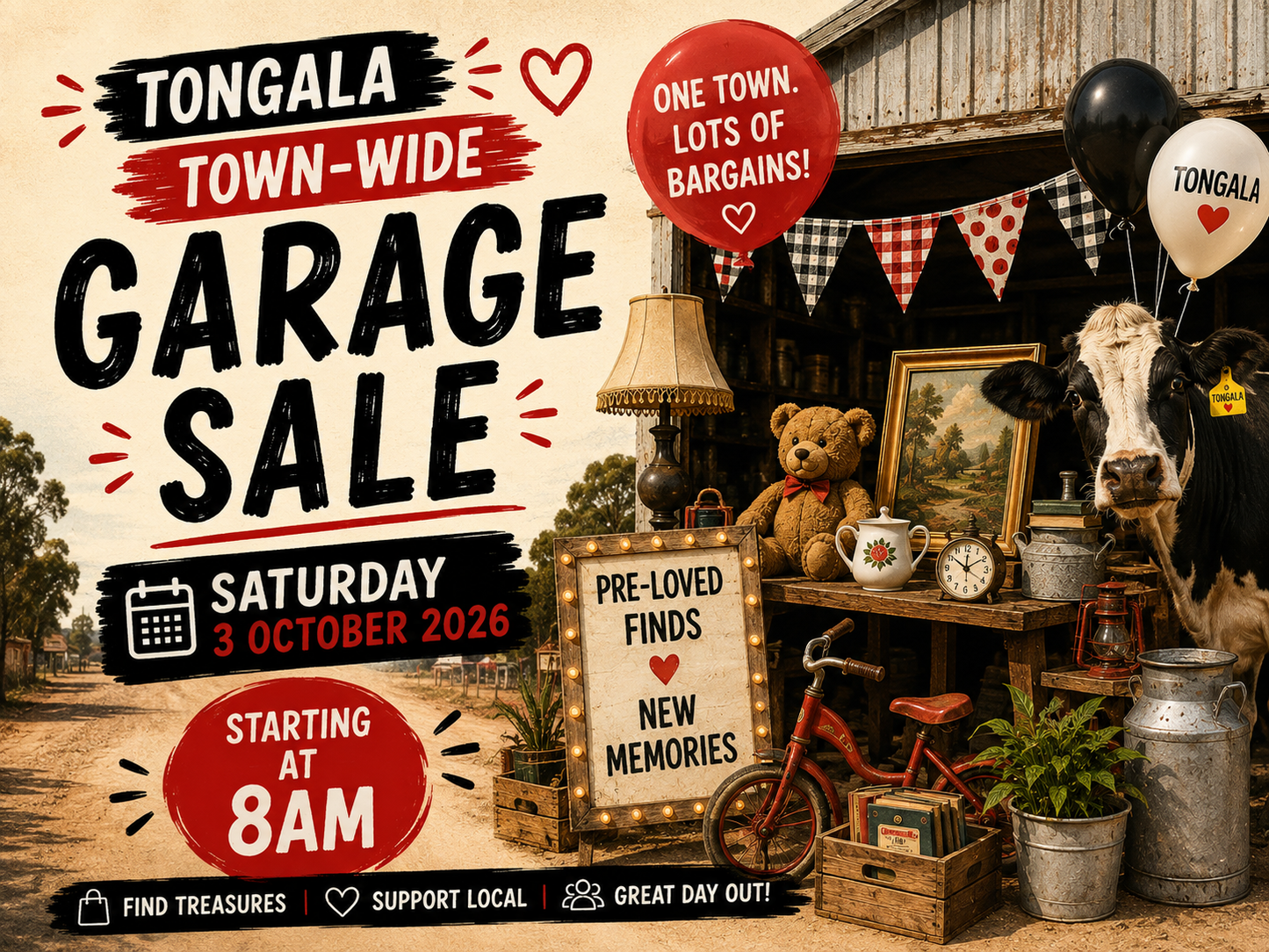 3 October - Tongala Town-Wide Garage Sale